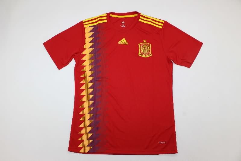 Spain Soccer Jersey Home Retro Replica 2018