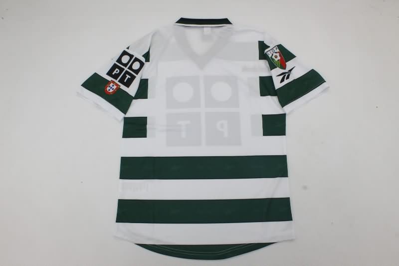 AAA Quality Sporting Lisbon 2000/01 Home Retro Soccer Jersey