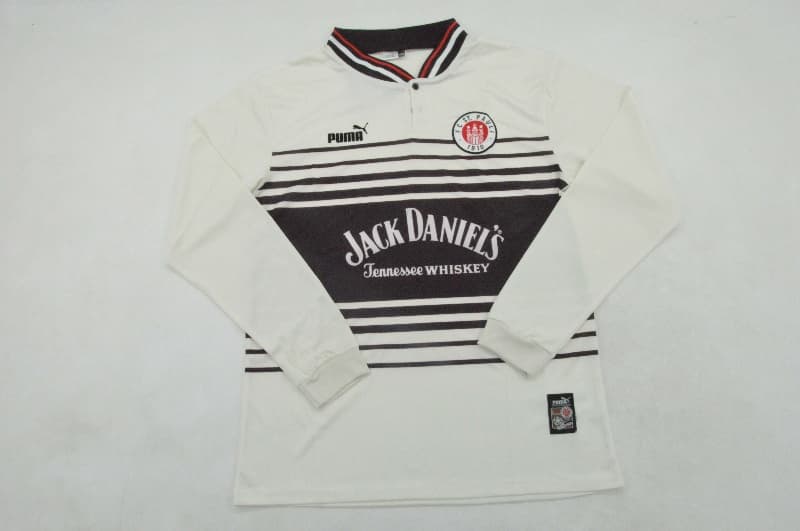 AAA Quality St Pauli 1997/98 Home Retro Long Sleeve Soccer Jersey