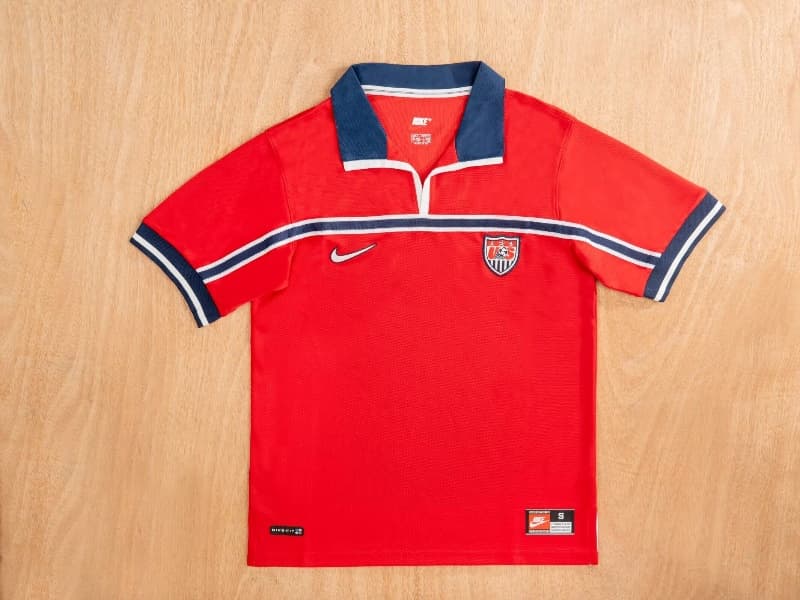 AAA Quality USA 1998 Away Retro Soccer Jersey AAA Quality USA 1998 Away Retro Soccer Jersey