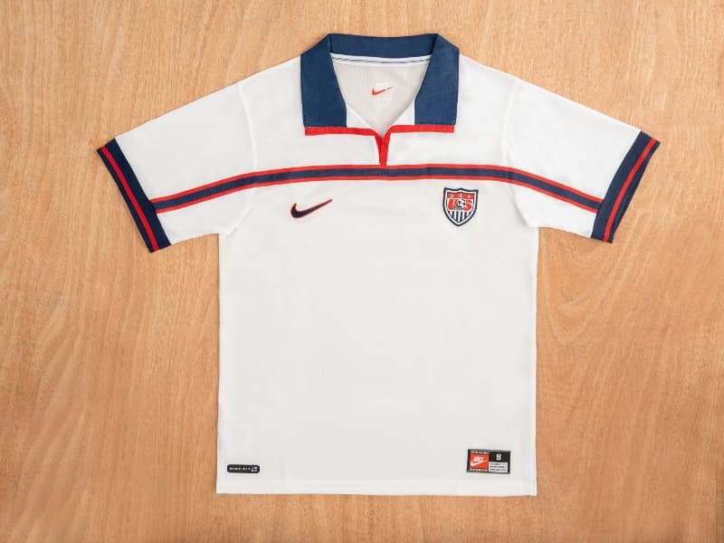 AAA Quality USA 1998 Home Retro Soccer Jersey AAA Quality USA 1998 Home Retro Soccer Jersey