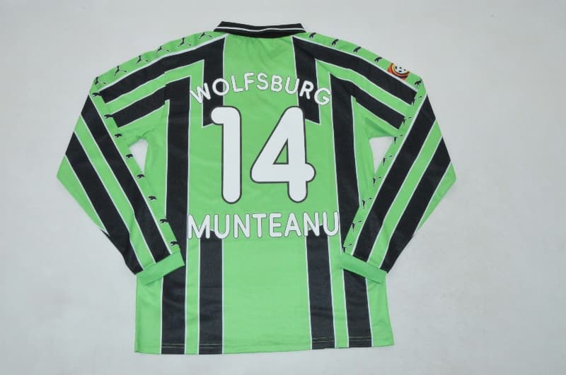 AAA Quality Wolfsburg 1999/00 Away Retro Long Sleeve Soccer Jersey