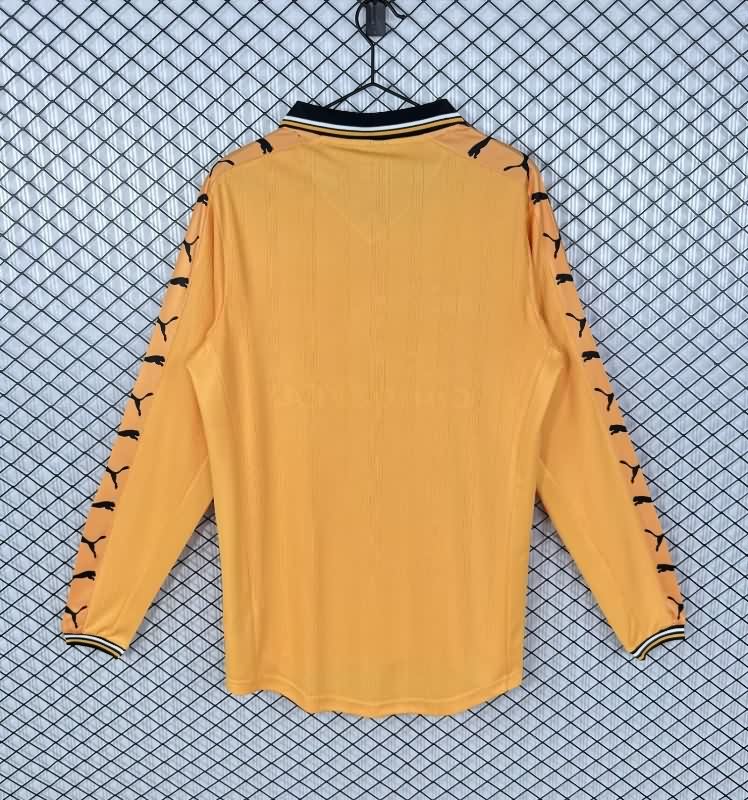 AAA Quality Wolves 1998/99 Home Long Sleeve Retro Soccer Jersey