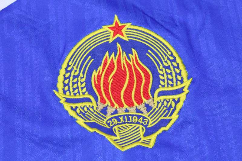 Yugoslavia Soccer Jersey Wolves Home Retro Replica 1990