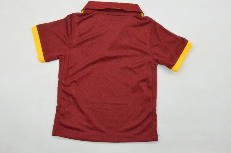 Kids AS Roma 2014/15 Home Soccer Jersey And Shorts