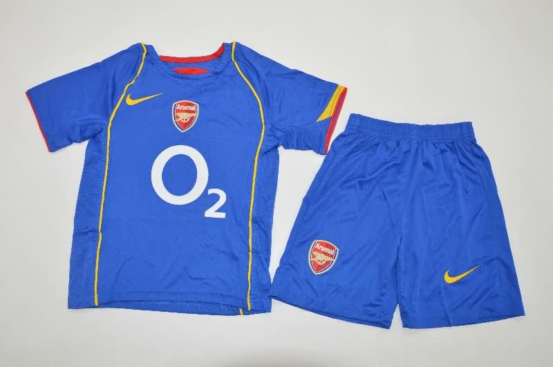 Kids Arsenal 2004/05 Away Soccer Jersey And Shorts