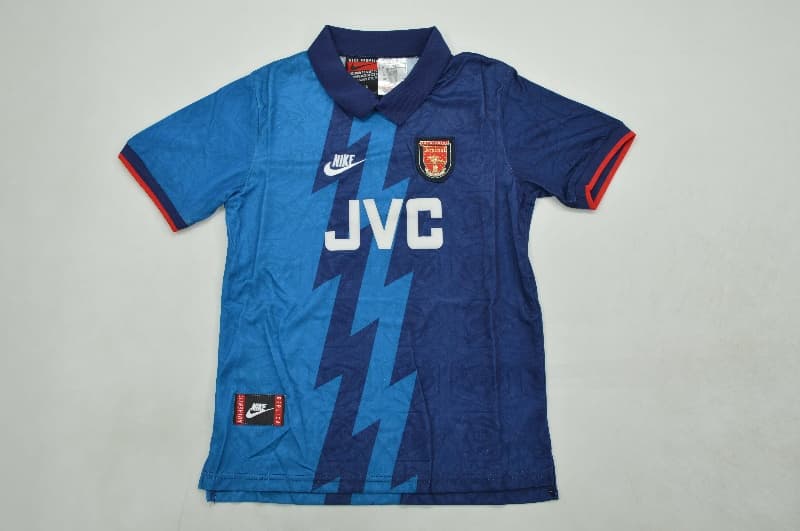Kids Arsenal 1995/96 Away Soccer Jersey And Shorts