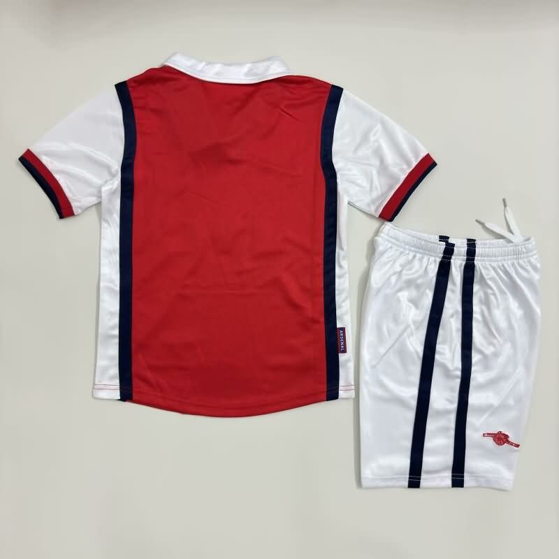 Kids Arsenal 1998/99 Home Soccer Jersey And Shorts