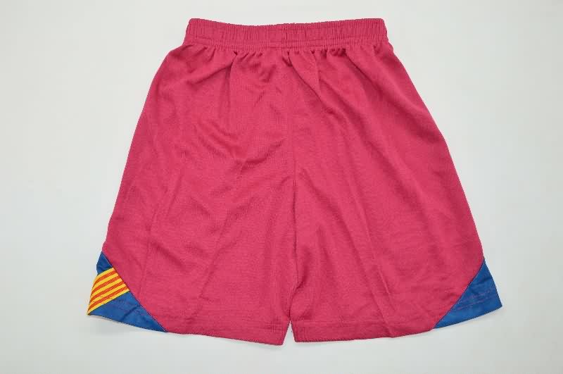 Kids Barcelona 2005/06 Home Long Sleeve Soccer Jersey And Shorts