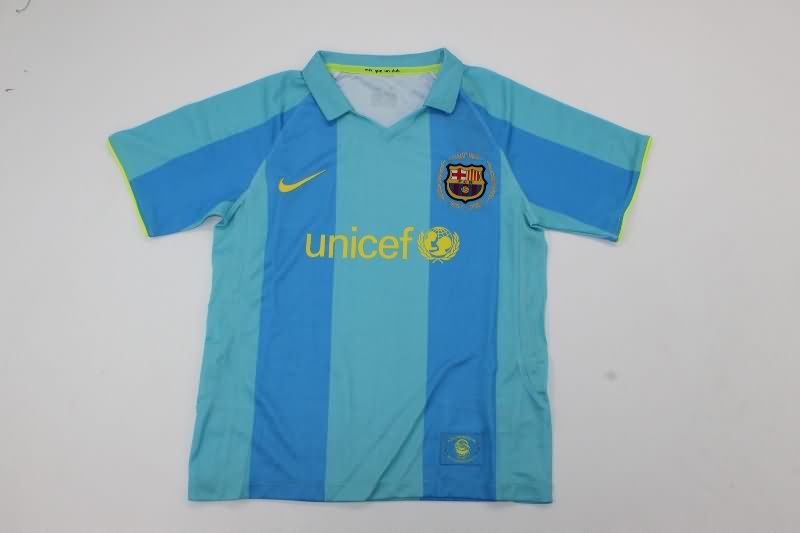 Kids Barcelona 2007/08 Away Soccer Jersey And Shorts
