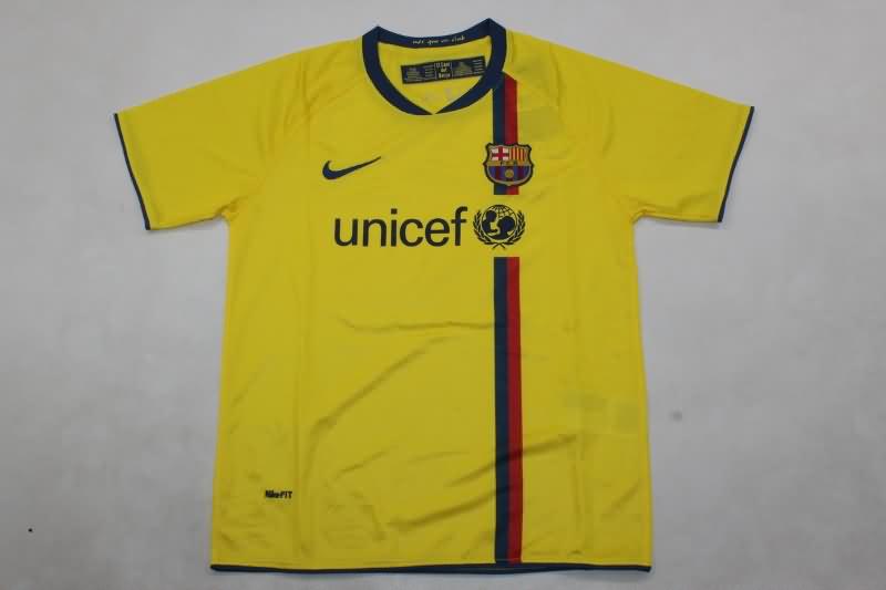 Kids Barcelona 2008/09 Away Soccer Jersey And Shorts