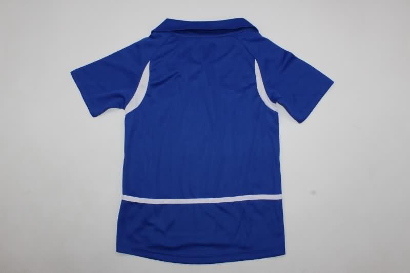 Kids Brazil 2002 Away Soccer Jersey And Shorts