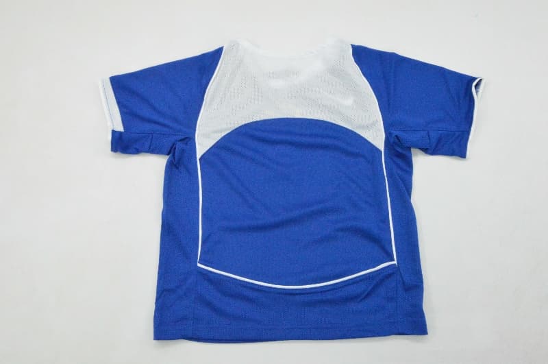 Kids Brazil 2004 Away Soccer Jersey And Shorts