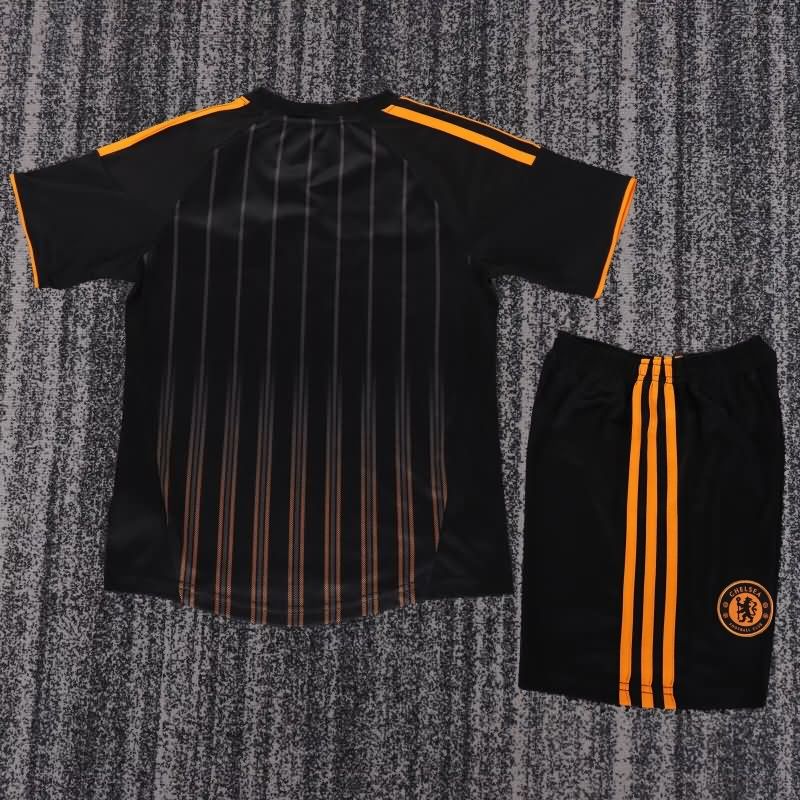 Kids Chelsea 2010/11 Third Soccer Jersey And Shorts