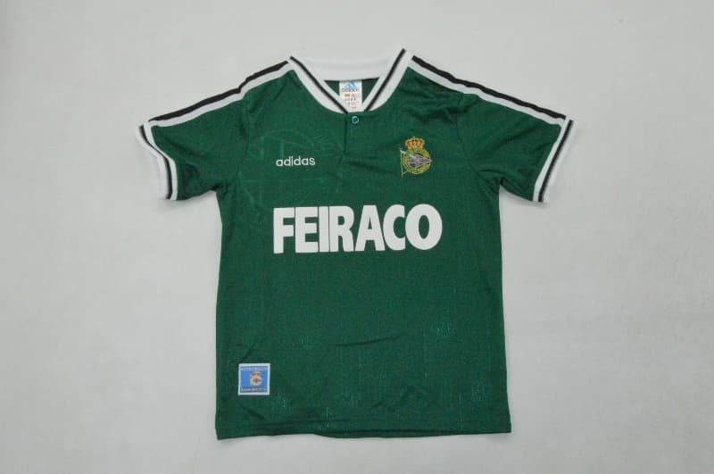Kids Deportivo La Coruna 1999/00 Away Soccer Jersey And Shorts