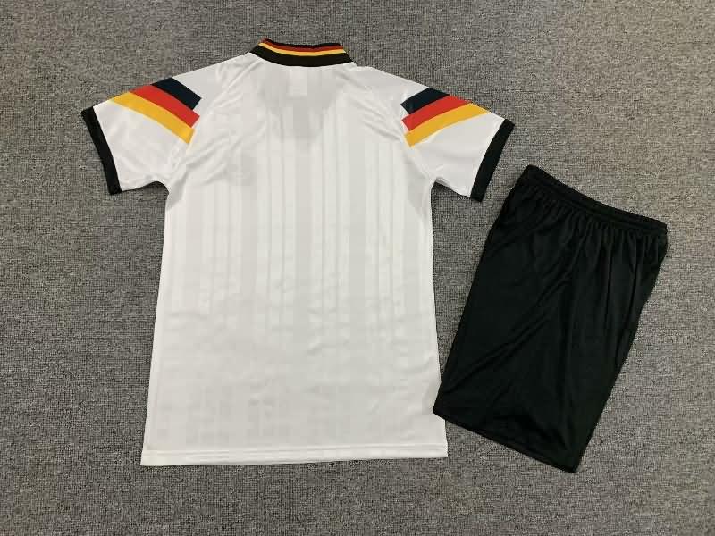 Kids Germany 1992 Home Soccer Jersey And Shorts