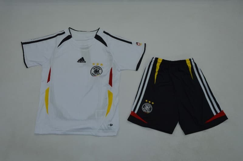 Kids Germany 2006 Home Soccer Jersey And Shorts