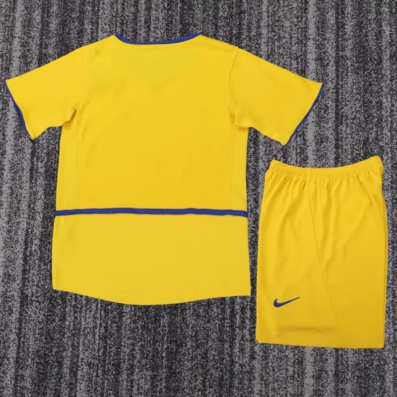 Kids Inter Milan 2002/03 Third Soccer Jersey And Shorts
