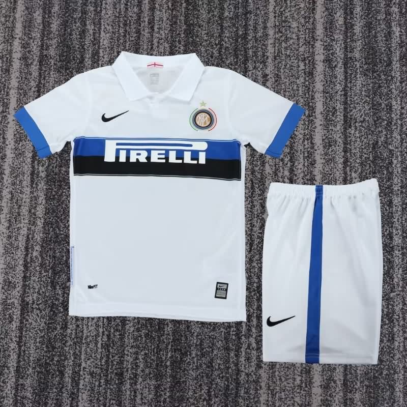 Kids Inter Milan 2009/10 Away Soccer Jersey And Shorts