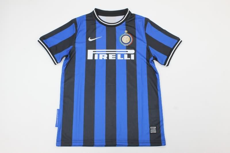 Kids Inter Milan 2009/10 Home Soccer Jersey And Shorts