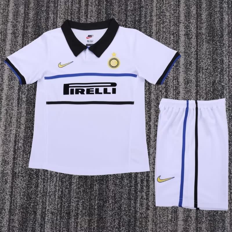 Kids Inter Milan 1998/99 Away Soccer Jersey And Shorts