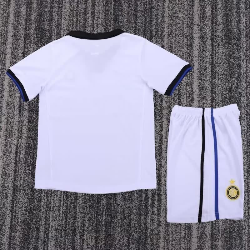 Kids Inter Milan 1998/99 Away Soccer Jersey And Shorts