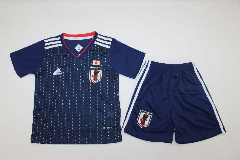 Kids Japan 2018 Home Soccer Jersey And Shorts