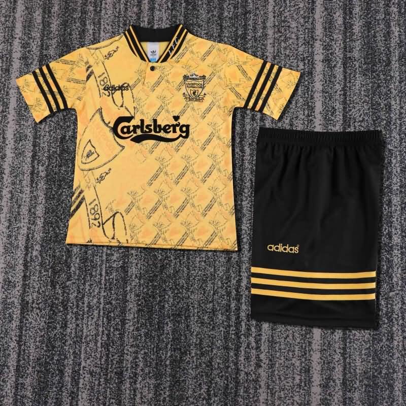 Kids Liverpool 1994/96 Third Soccer Jersey And Shorts