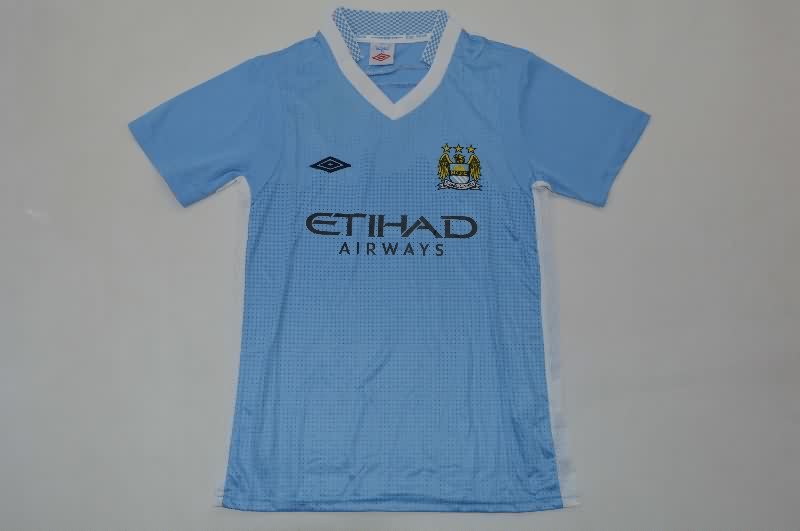 Kids Manchester City 2011/12 Home Soccer Jersey And Shorts