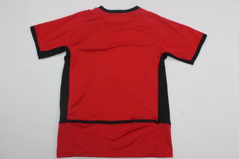 Kids Manchester United 2002/04 Home Soccer Jersey And Shorts