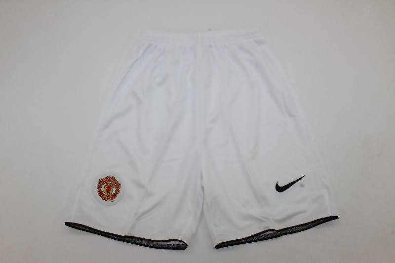 Kids Manchester United 2007/08 Away Long Sleeve Soccer Jersey And Shorts