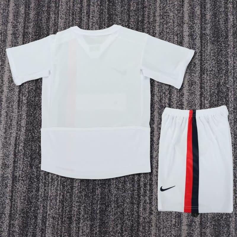 Kids Paris St Germain 2002/03 Away Soccer Jersey And Shorts