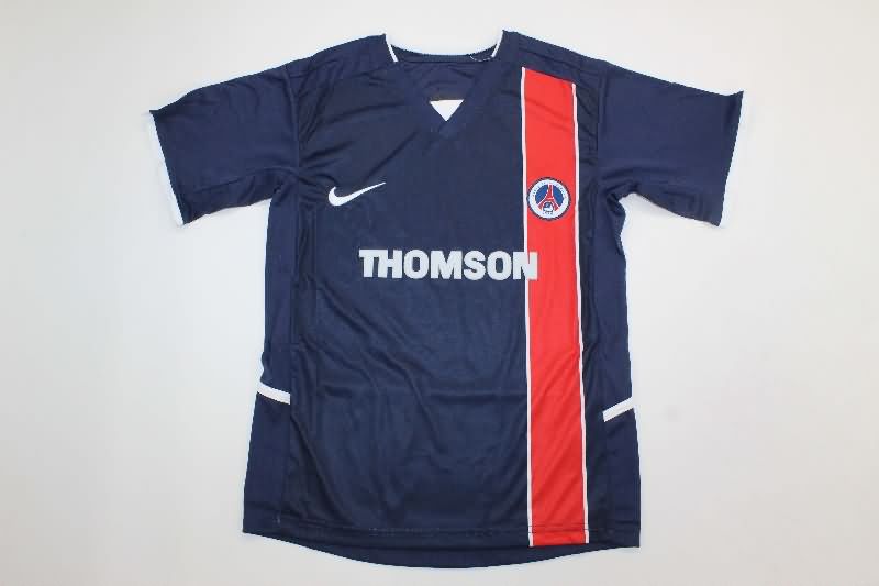 Kids Paris St Germain 2002/03 Home Soccer Jersey And Shorts