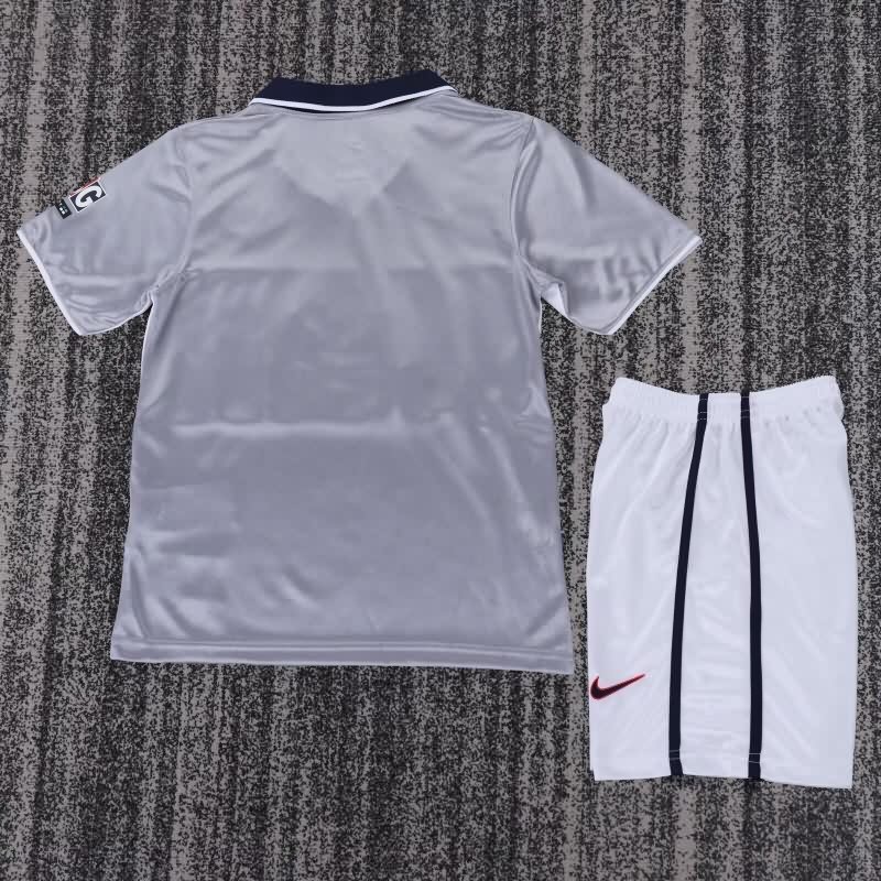 Kids Paris St German 1999/01 Away Soccer Jersey And Shorts