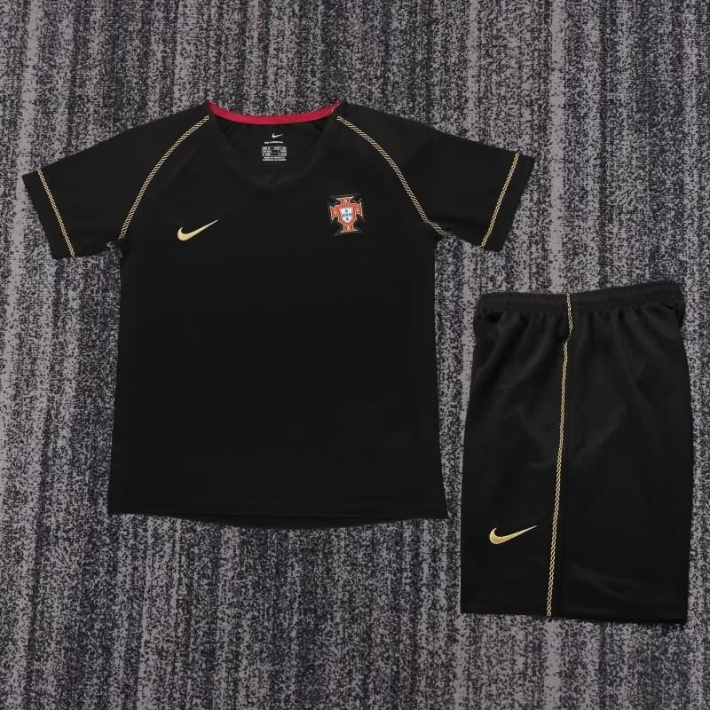 Kids Portugal 2006 Away Soccer Jersey And Shorts