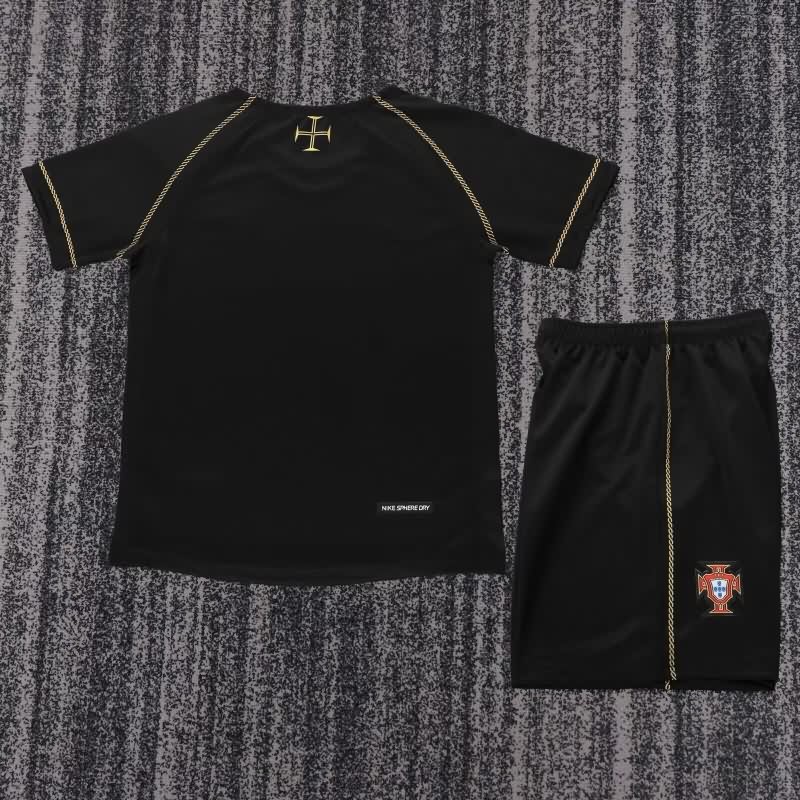 Kids Portugal 2006 Away Soccer Jersey And Shorts
