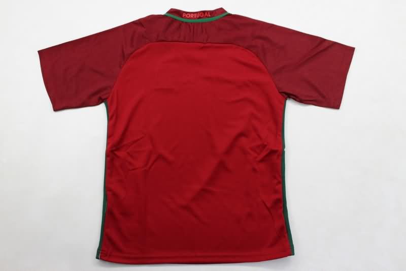 Kids Portugal 2016 Home Soccer Jersey And Shorts