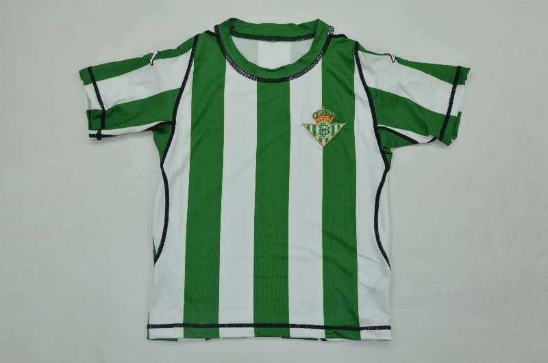 Kids Real Betis 2003/04 Home Soccer Jersey And Shorts
