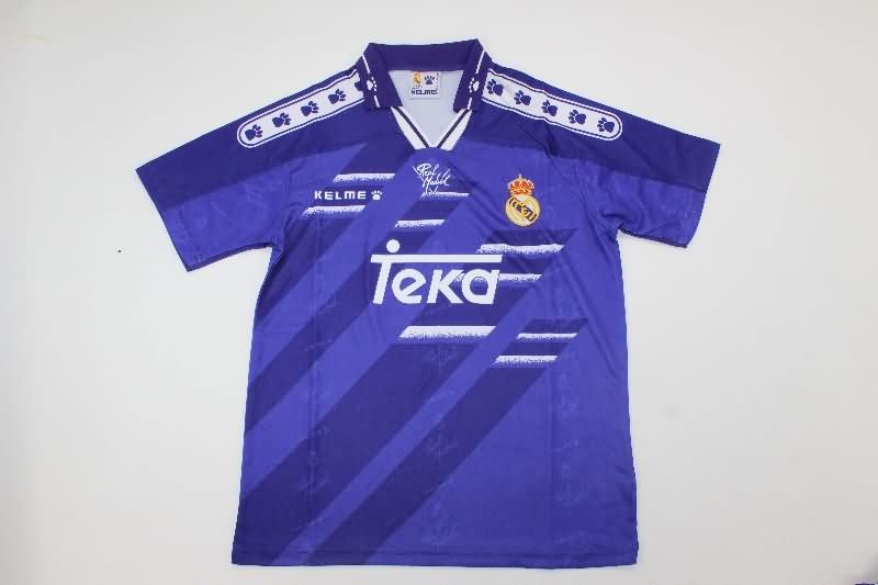 Kids Real Madrid 1994/96 Away Soccer Jersey And Shorts