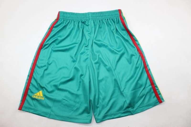 Kids Spain 2010 Goalkeeper Green Soccer Jersey And Shorts